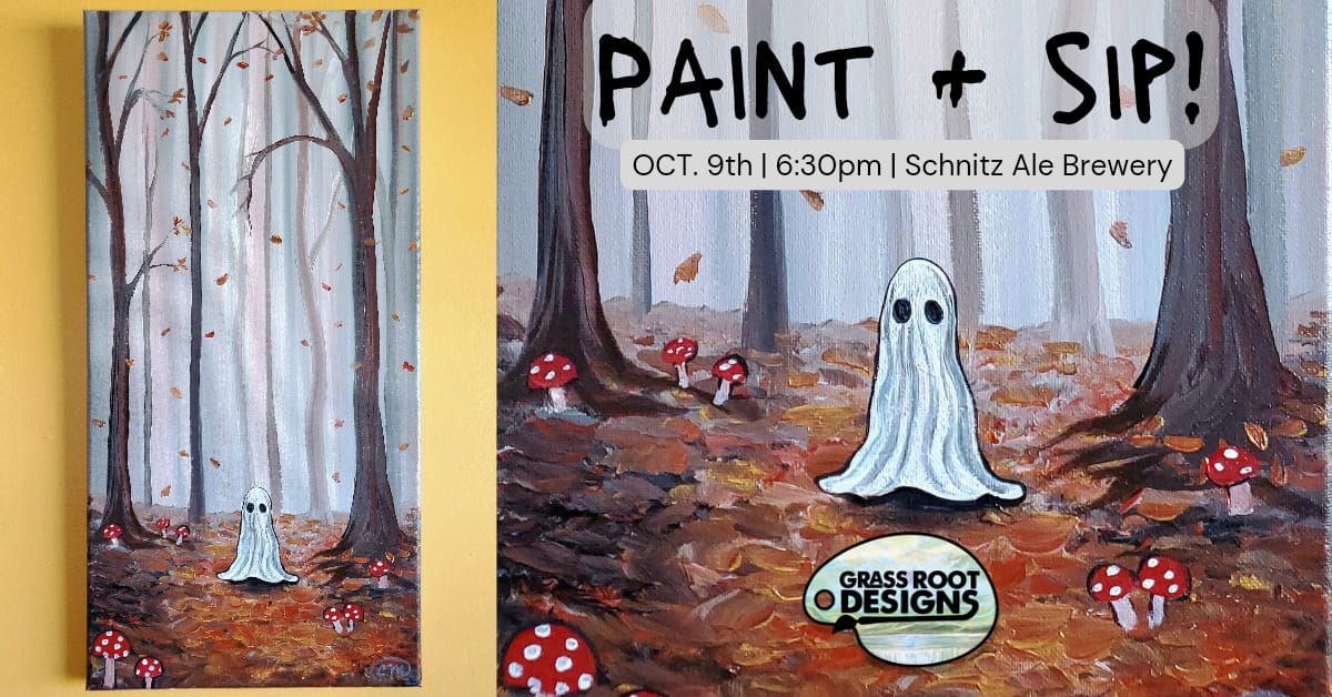 Spooky Autumn Woods Paint + Sip | Schnitz Ale Brewery