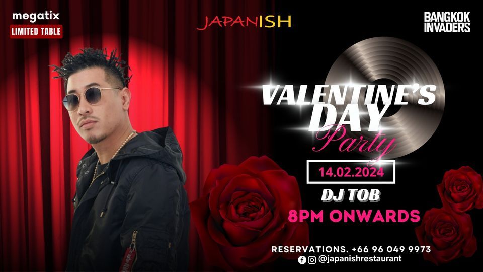 Rooftop Valentines Party with DJ TOB FT. BANGKOK INVADERS