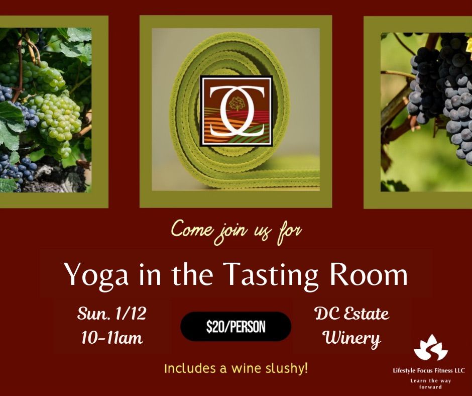 Yoga in the Tasting Room