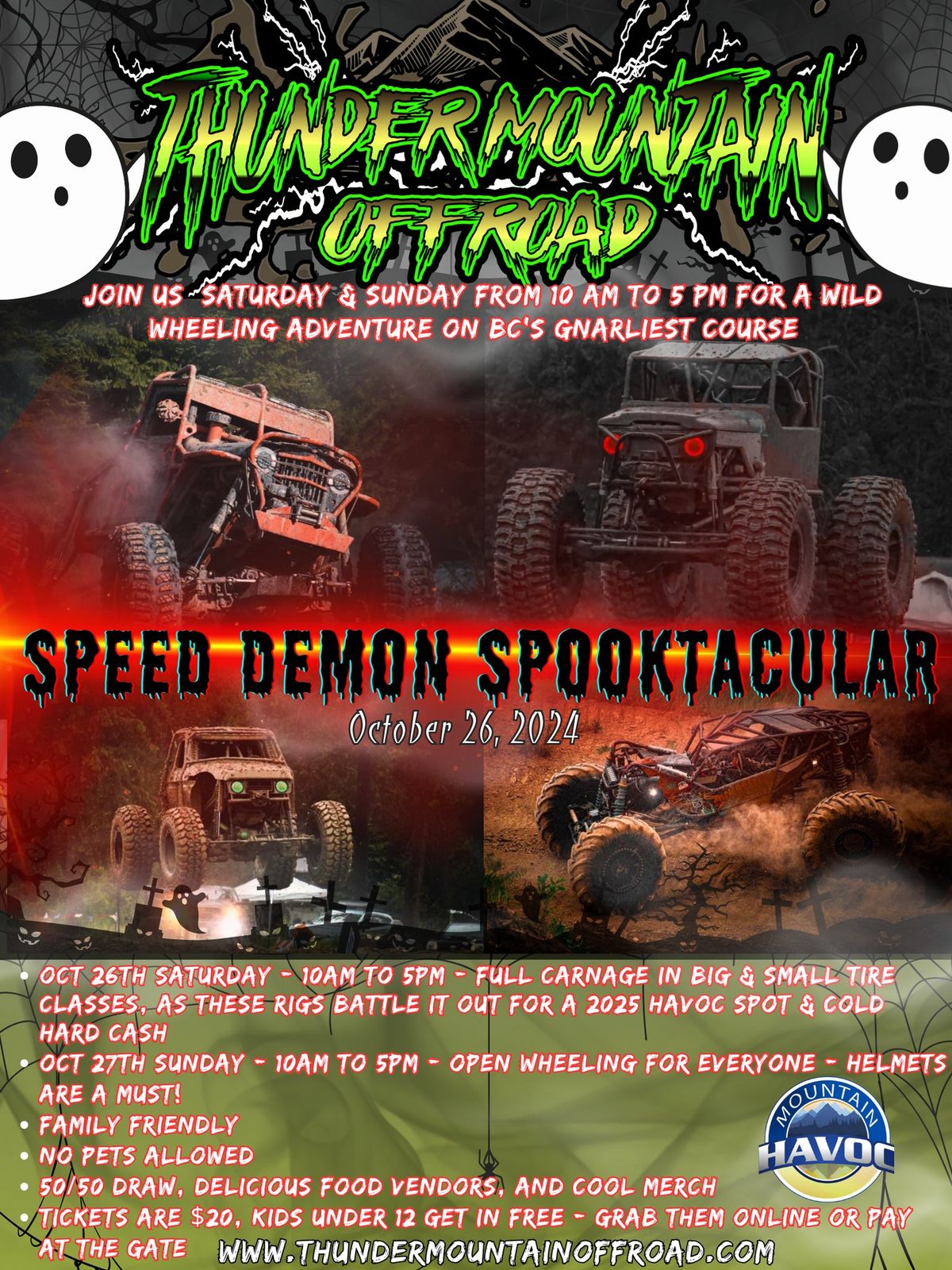 Halloween at Thunder Mountain Off Road Park