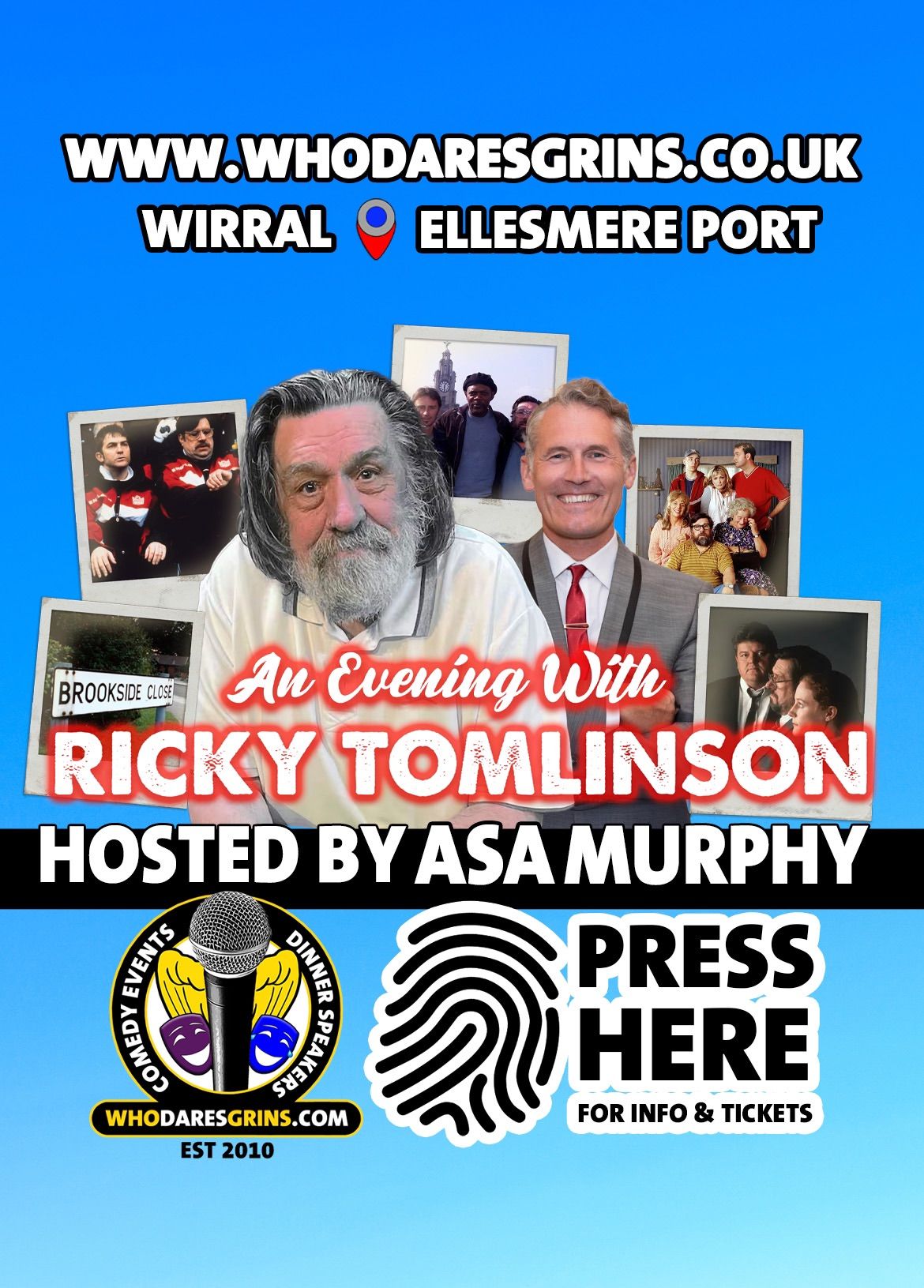 An Evening With Ricky Tomlinson hosted by Asa Murphy 