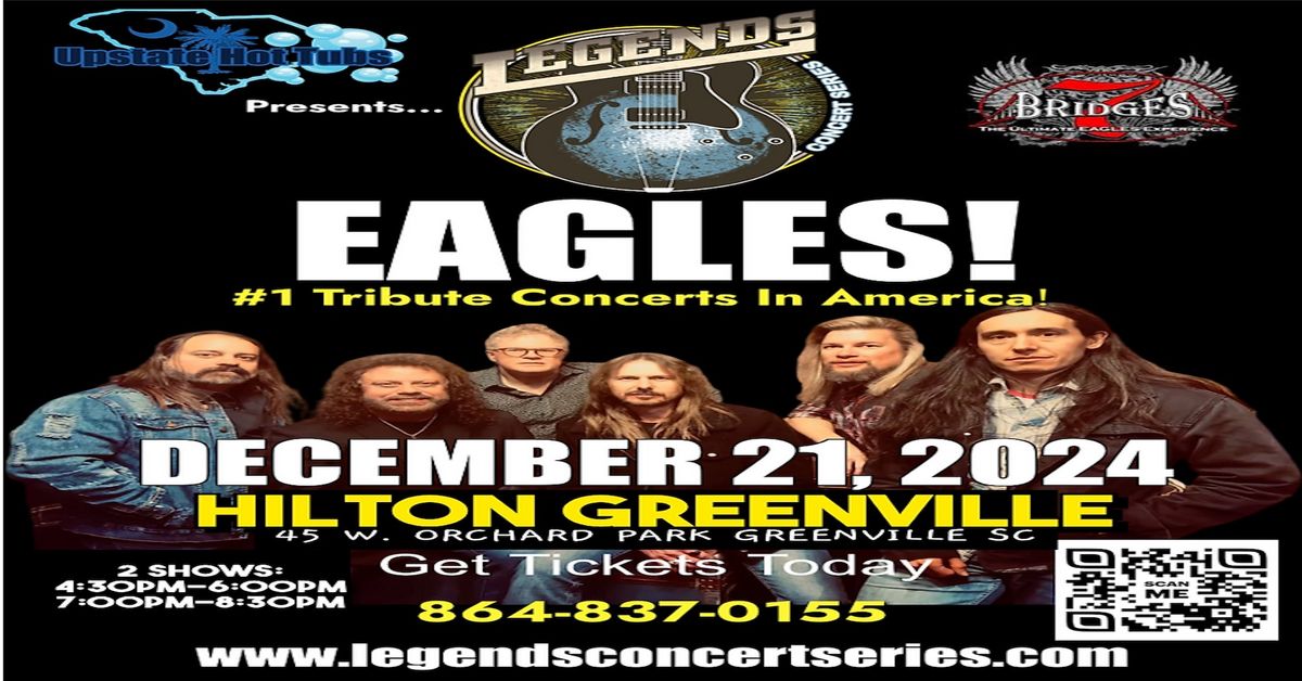 Eagles #1 Tribute Concert In America December 21 ,2024-Presented By Upstate Hot Tubs