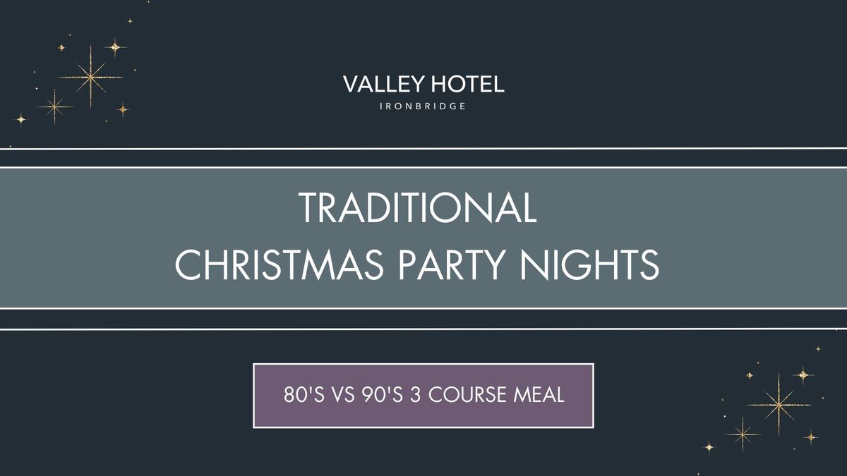 Traditional Christmas Party Nights - 80's Vs 90's