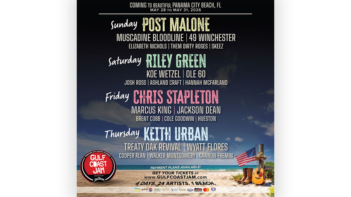 Parking Gulf Coast Jam - (Sunday) with Post Malone