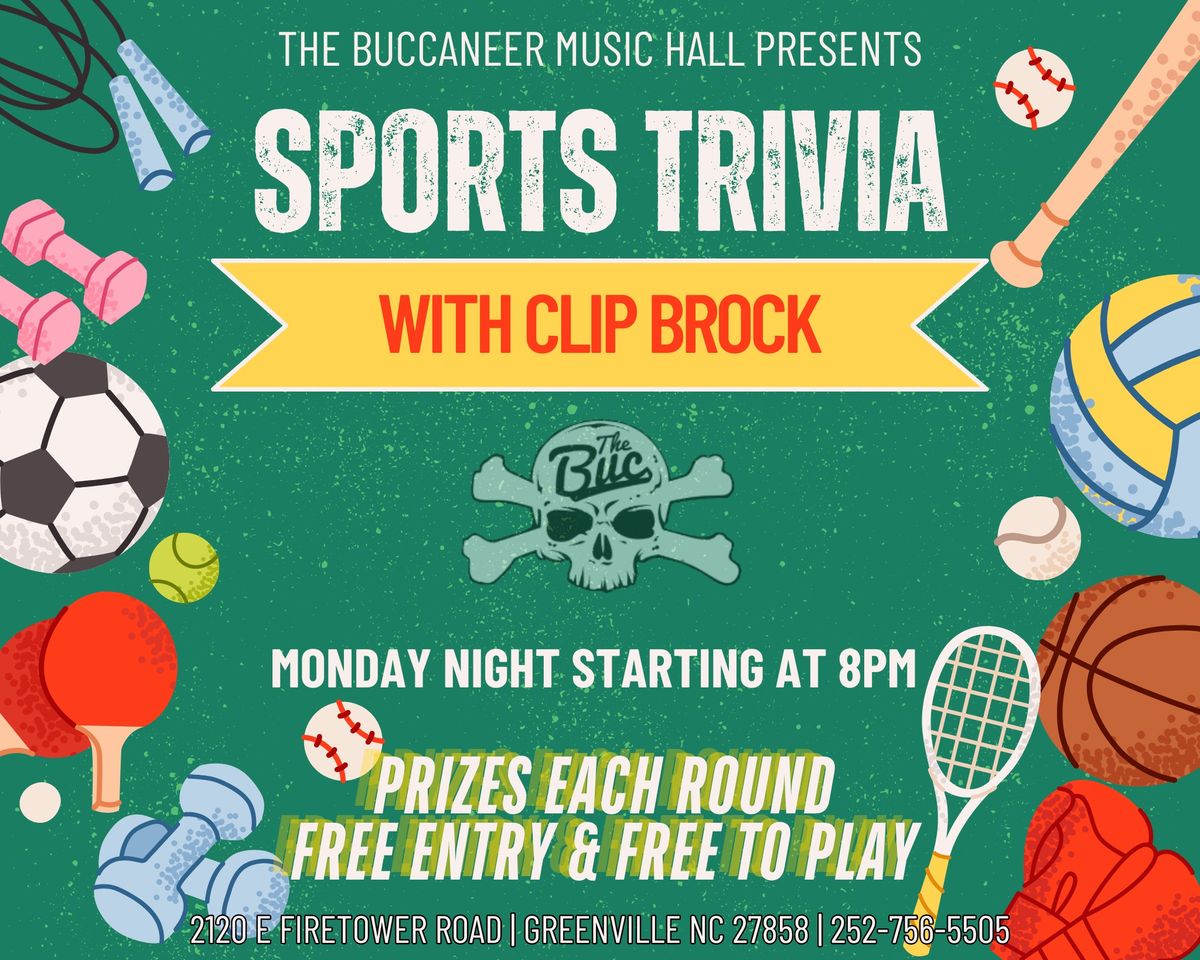 SPORTS TRIVIA WITH CLIP BROCK \u26bd\ufe0f\ud83c\udfc0\ud83c\udfc8