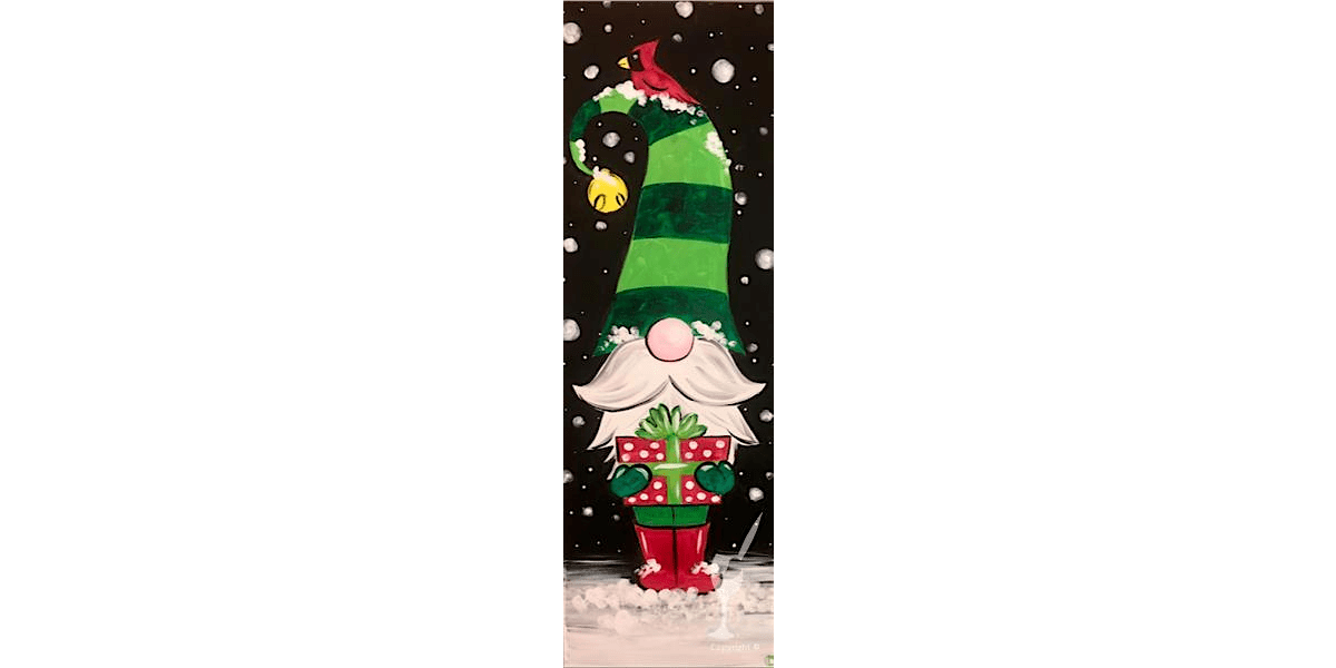 Santa's Lil Helper - Paint and Sip in Houston | Classpop!\u2122