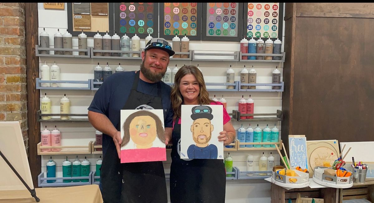 Paint your date workshop for two