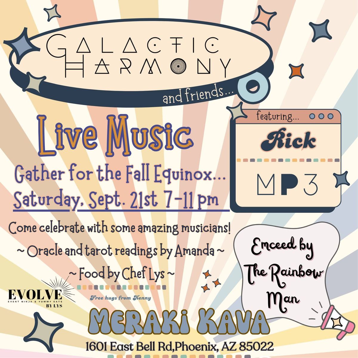 Galactic Harmony & Friends at Meraki Kava!