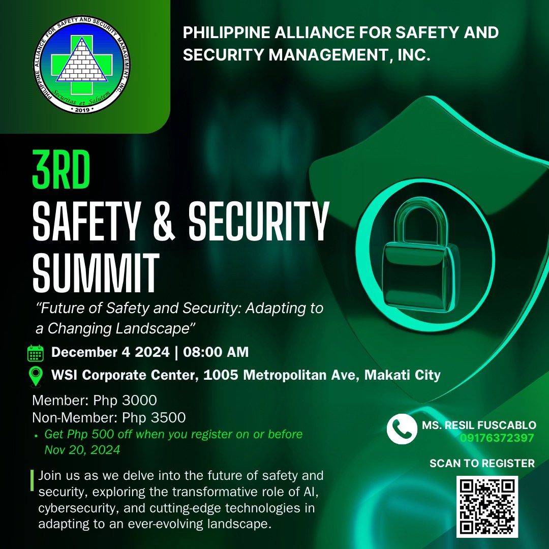 3rd PASSM, Inc. Safety & Security Summit