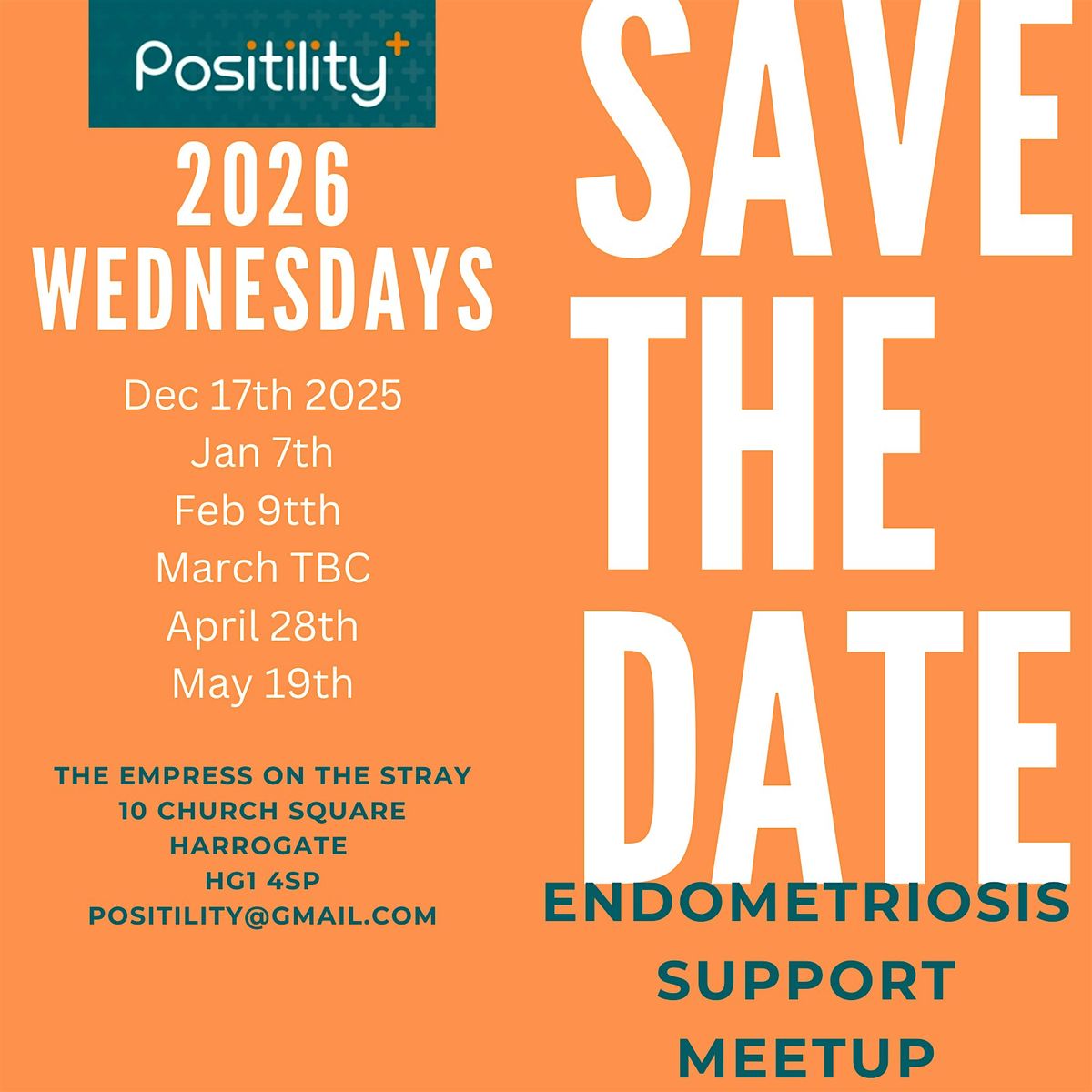 Harrogate Endometriosis support meetup