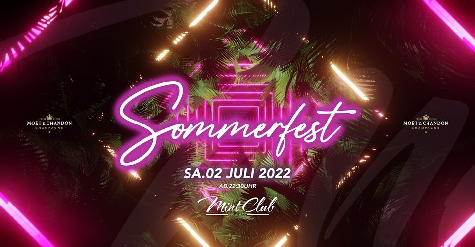 Sommerfest 2022! Samstag 02 Juli