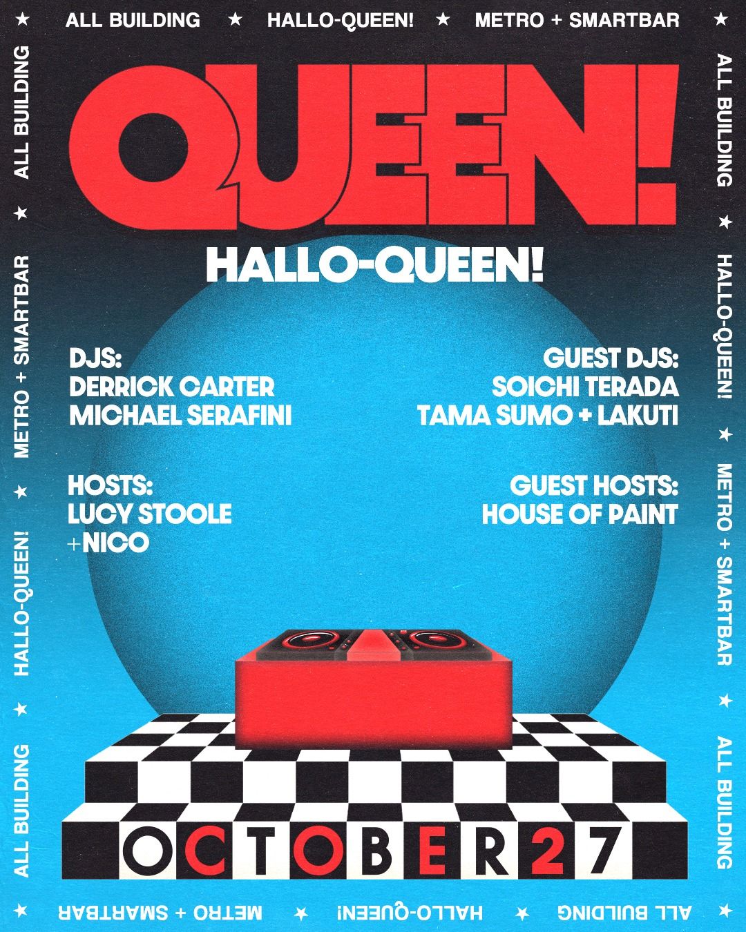 HalloQueen! ft. Derrick Carter * Soichi Terada * Tama Sumo + Lakuti * Michael Serafini