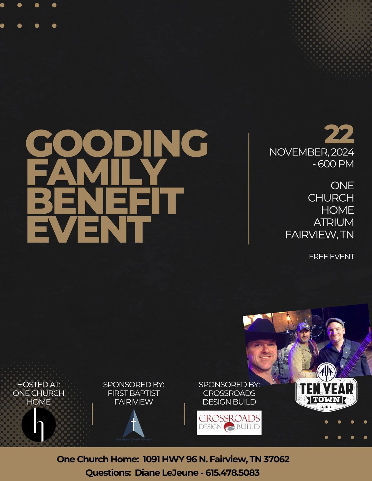 Gooding Family Benefit Event