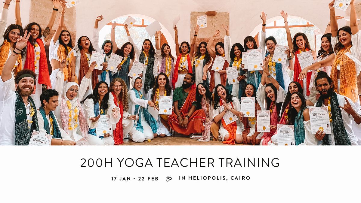 200hrs Yoga Teacher Training in Cairo, Egypt