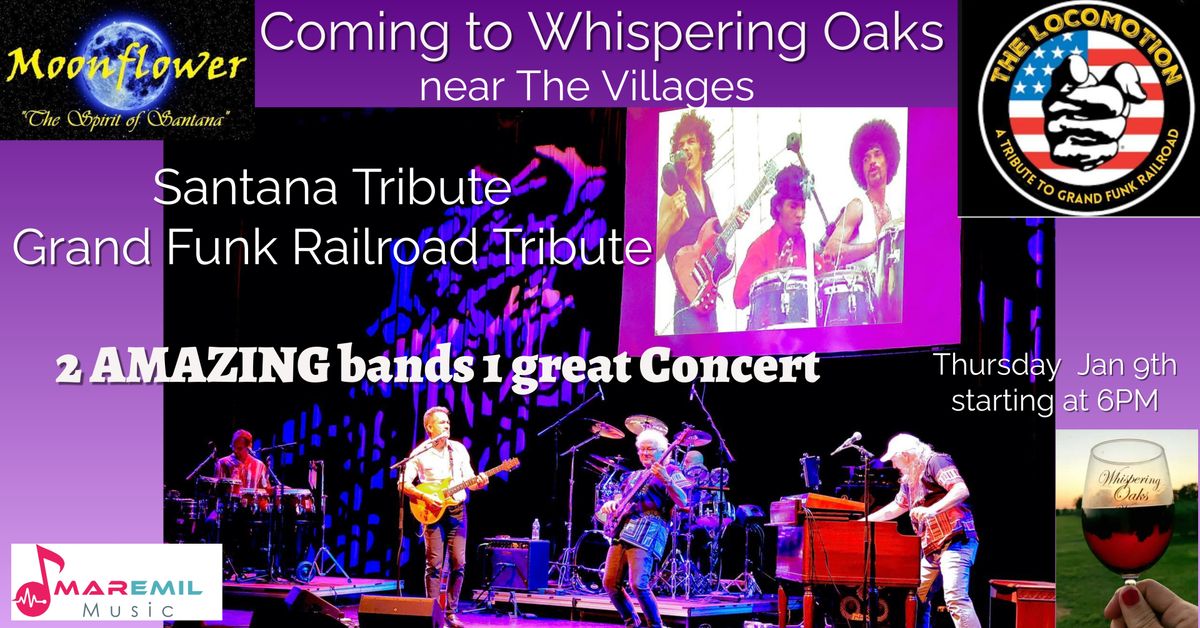 Santana\/Grand Funk Tribute comes to Whispering Oaks 