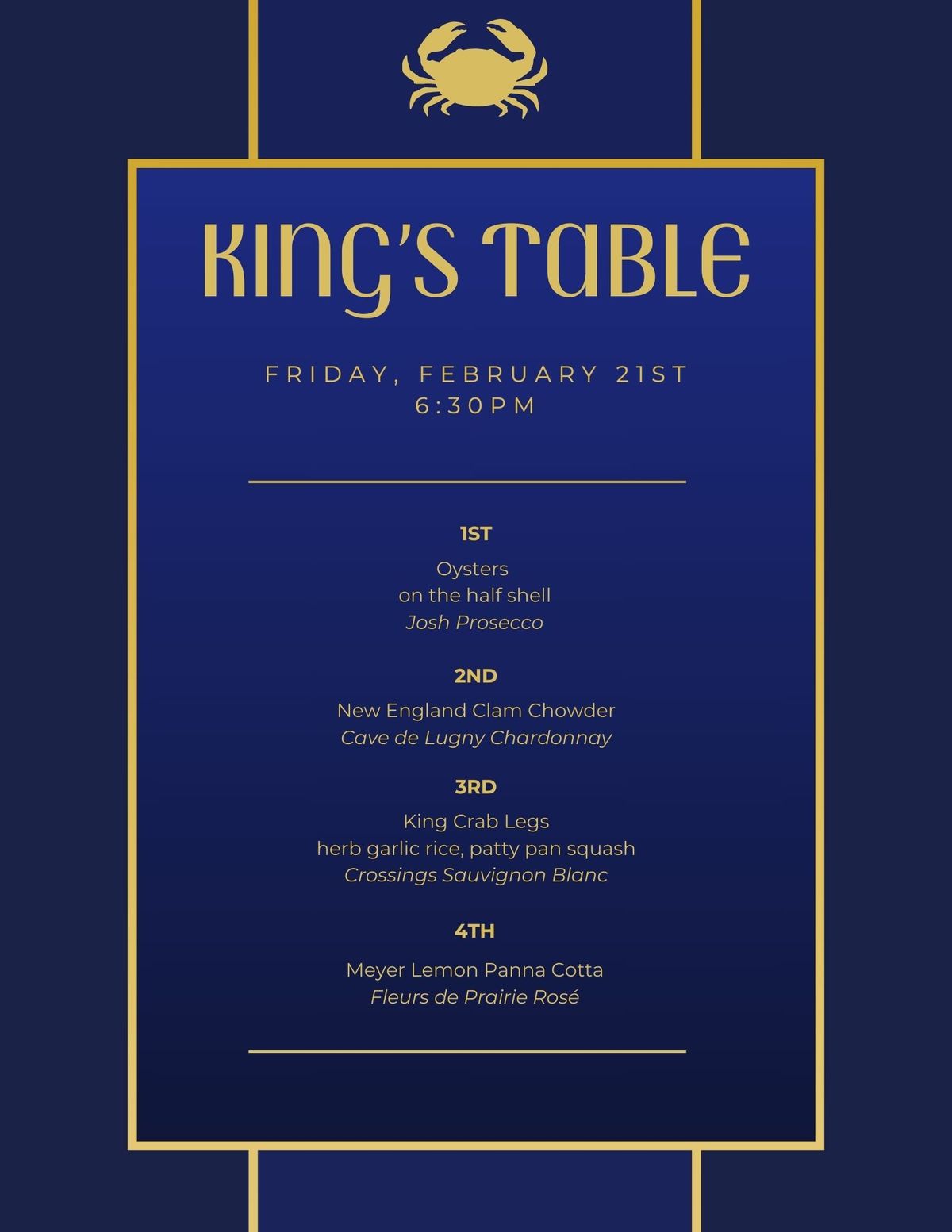 King's Table\ud83d\udc51