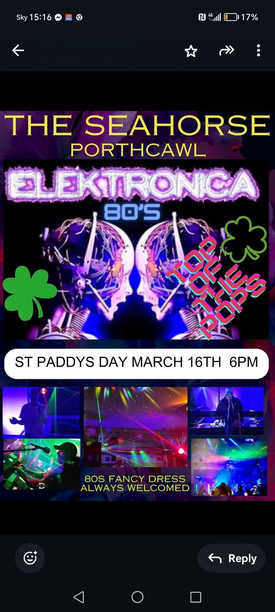 St. Patrick's Celebration at the Seahorse