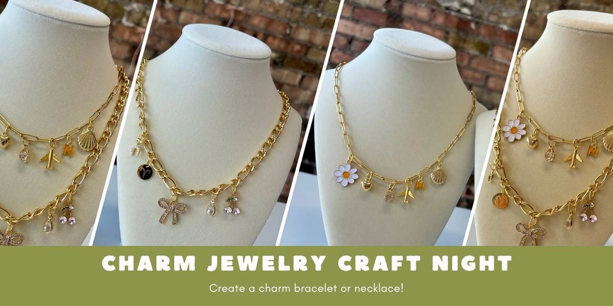 Charm Jewelry Craft Night at Fat Pants Brewing 