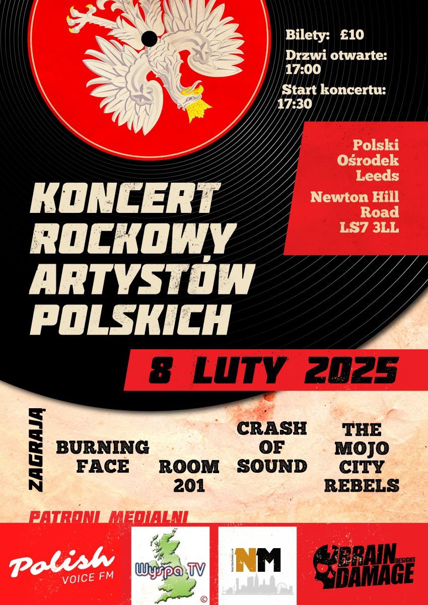 KONCERT\nROCKOWY\nARTYSTOW\nPOLSKICH