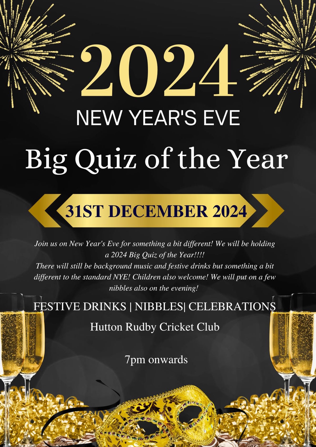 New Years Eve - 2024 Big Quiz of the Year! 