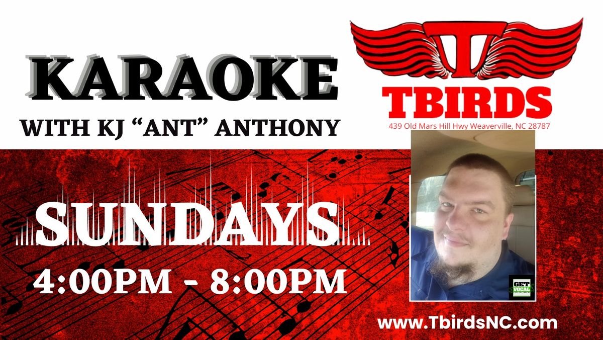 T Birds KARAOKE with KJ "Ant" Anthony of Get Vocal Entertainment