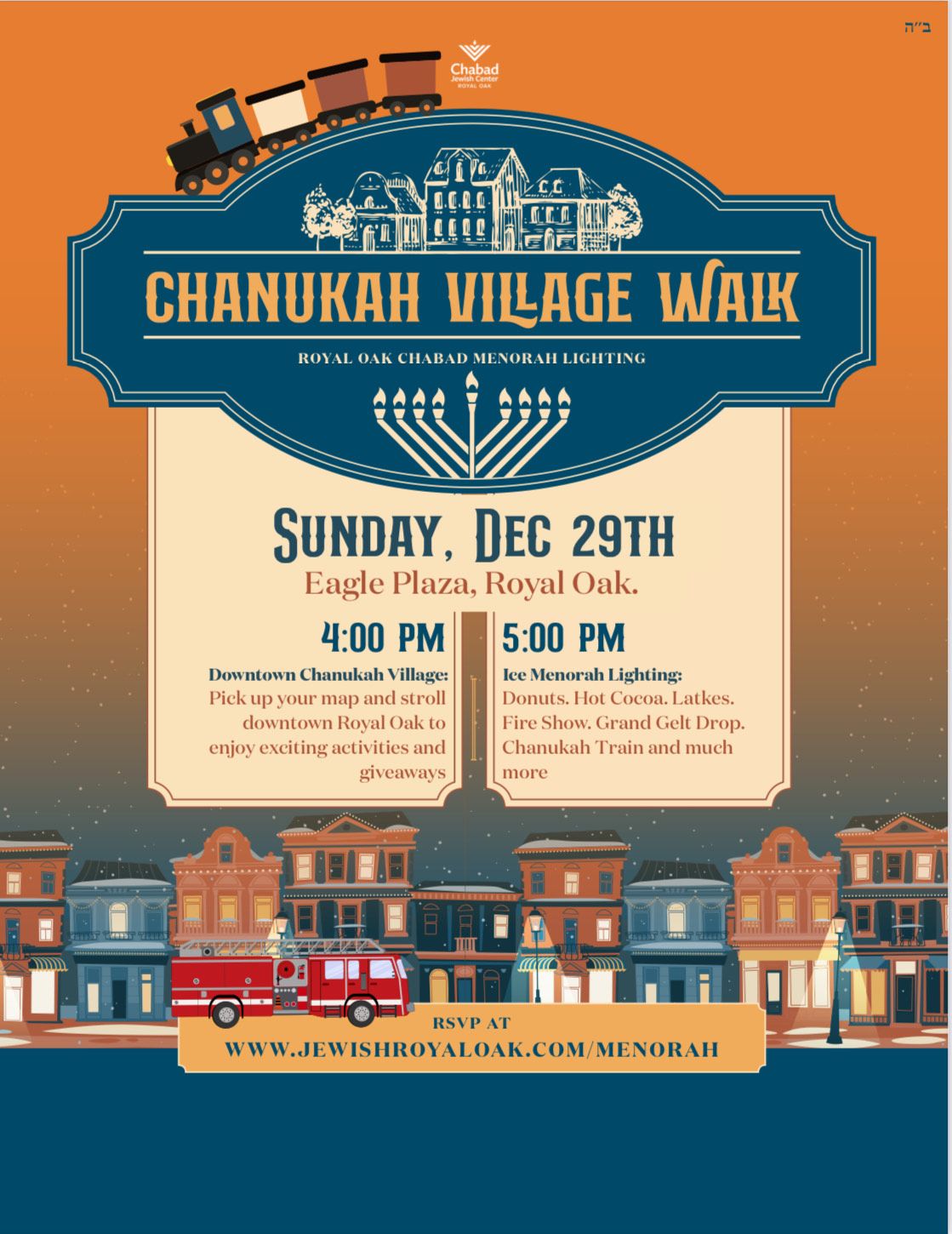 Chanukah Village & Menorah Lighting 