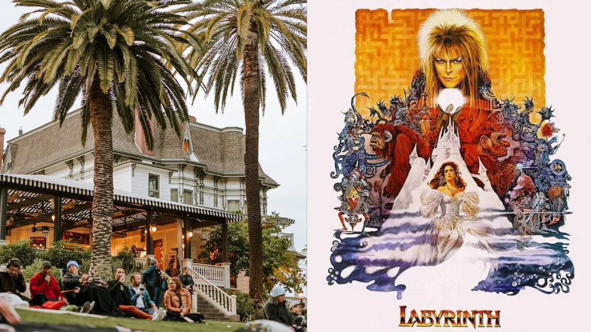 Movies at The Madrona  - Labyrinth w\/ Flambeaux Wine