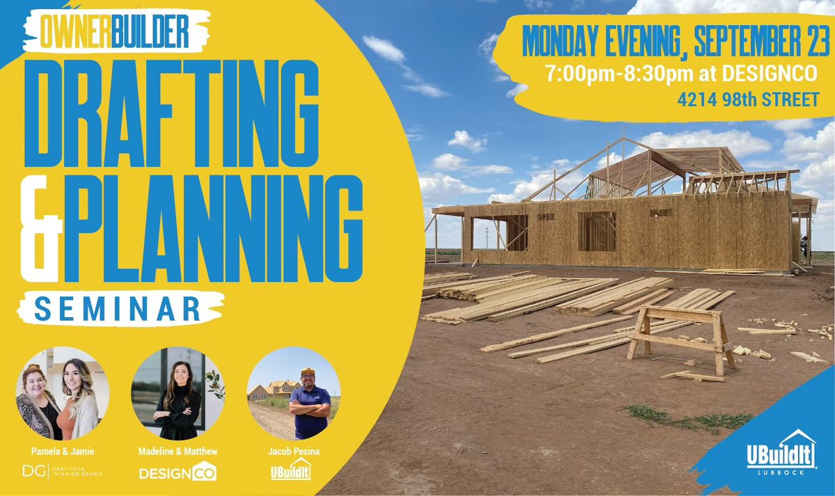 Owner Builder Drafting & Planning Seminar