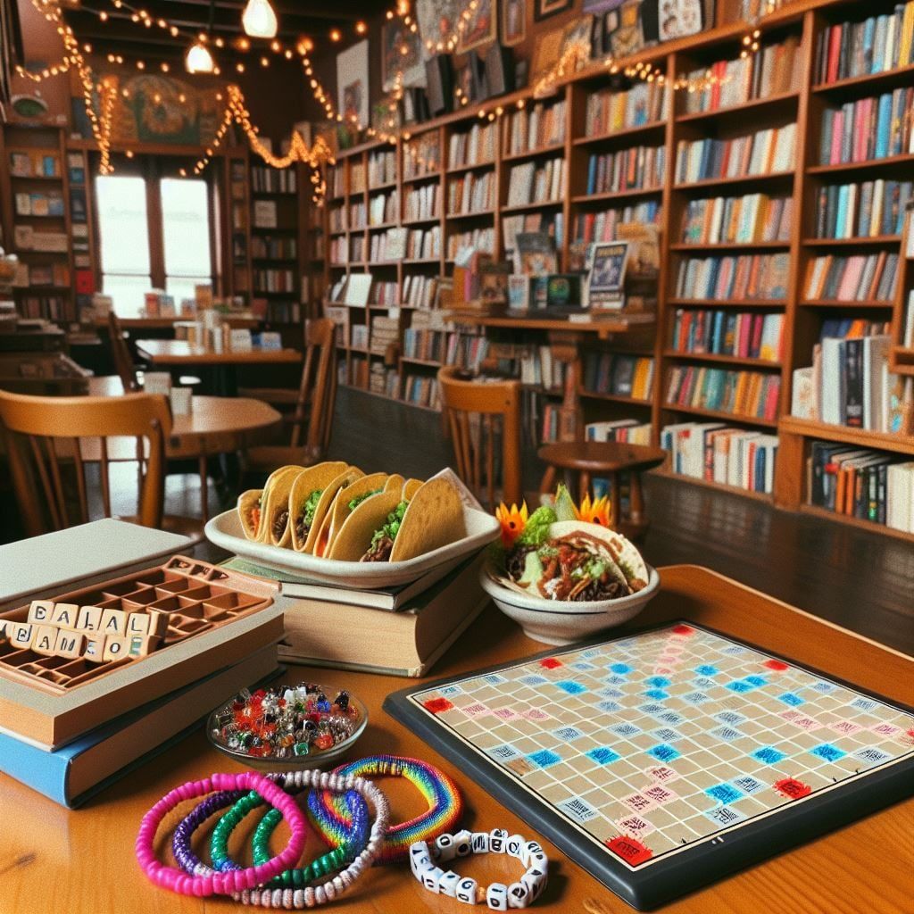 Moms' Night Out Series at Vintage Max: Games, Bracelets, and Tacos