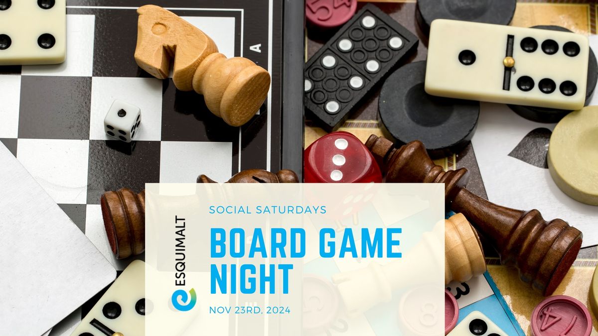 Social Saturdays-Board Game Night