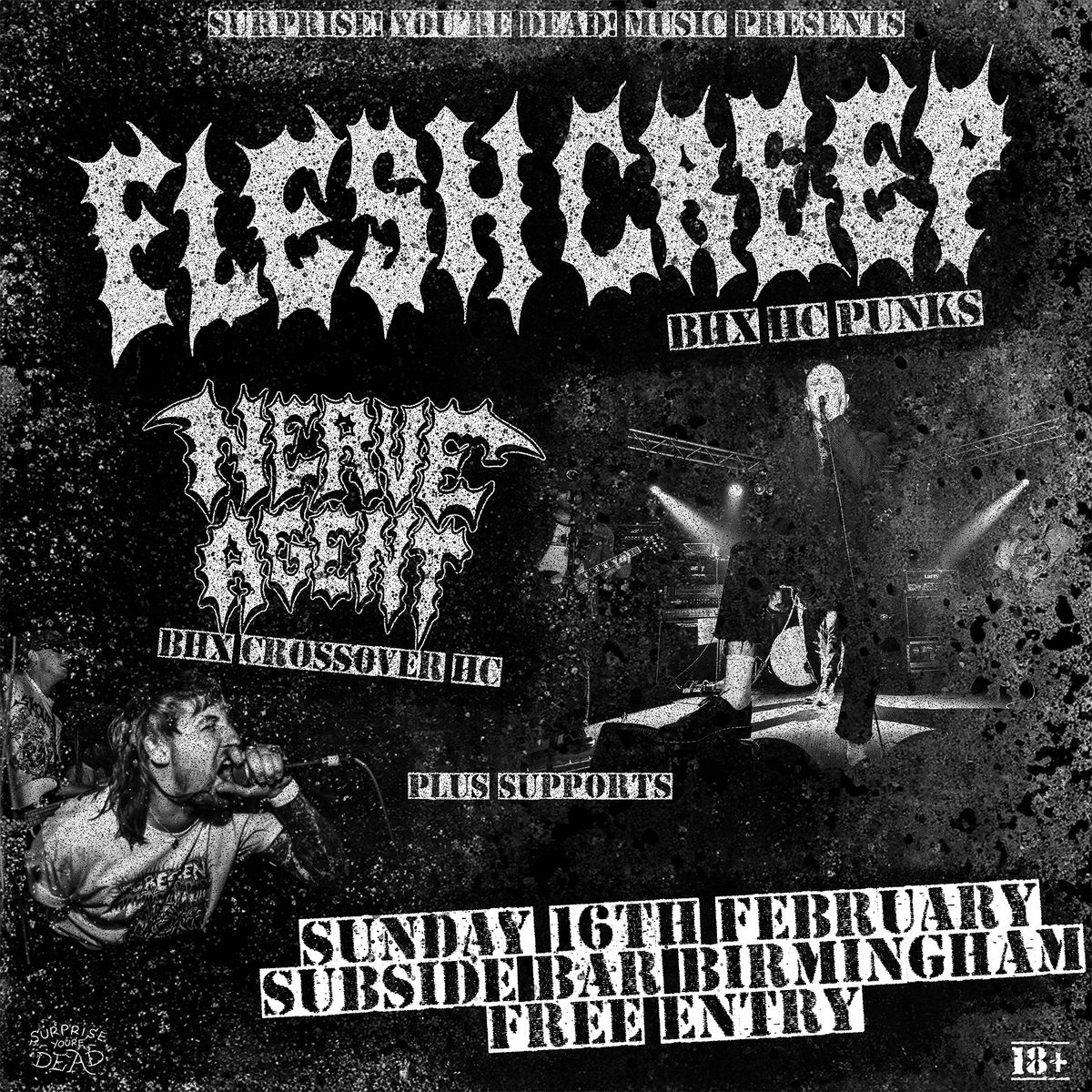 Flesh Creep + Supports | FREE ENTRY 