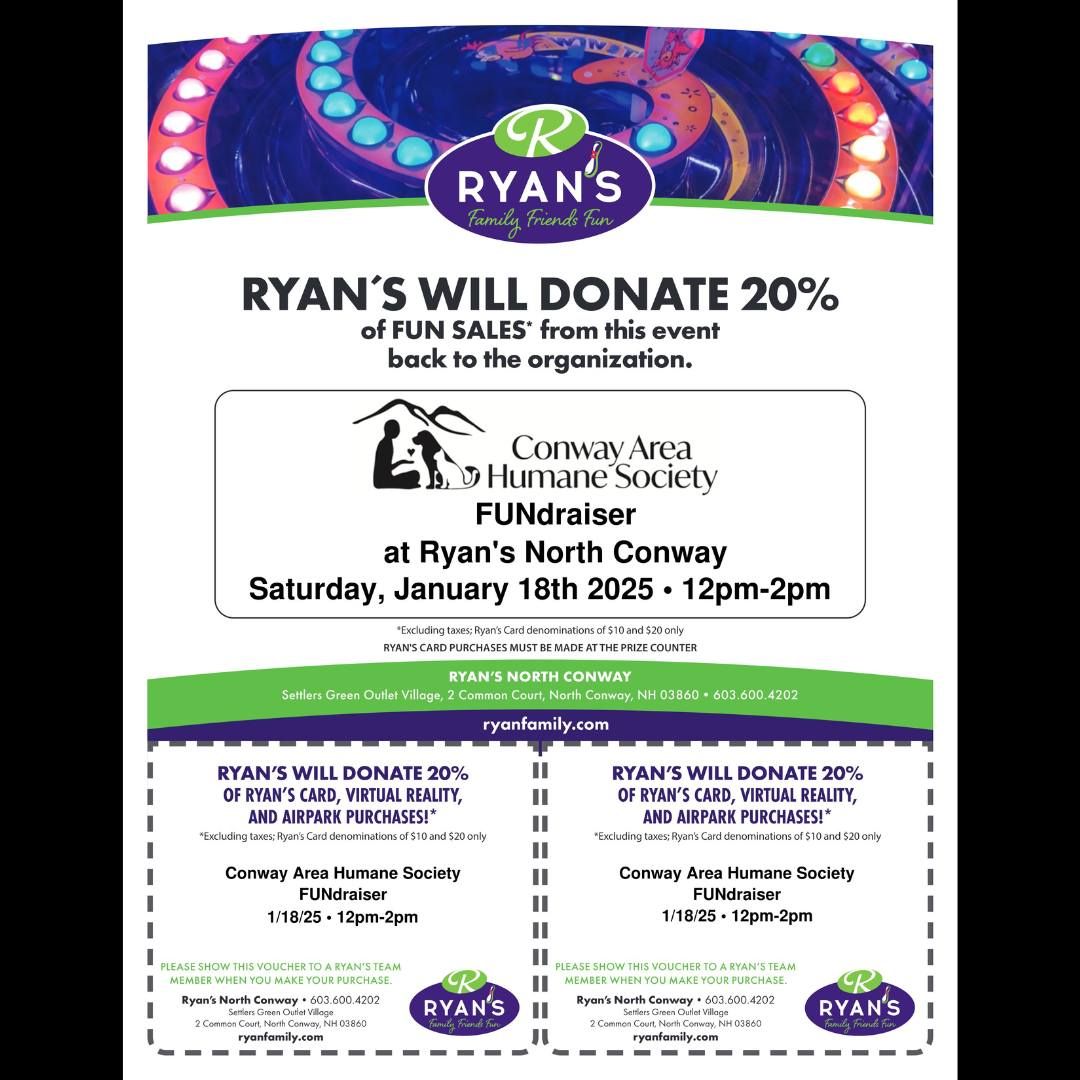 Ryan's Amusements FUNdraiser