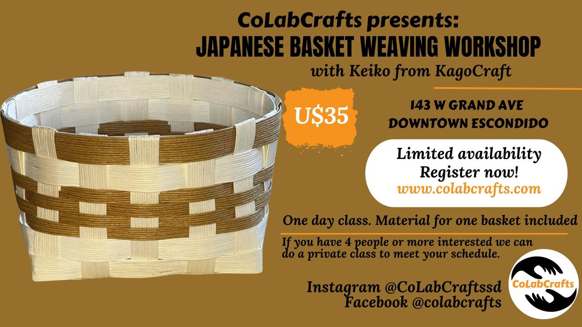 Japanese Basket Weaving Workshop