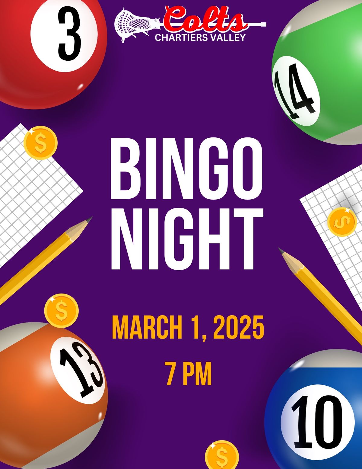 Save the Date: CVBYL Bingo Night