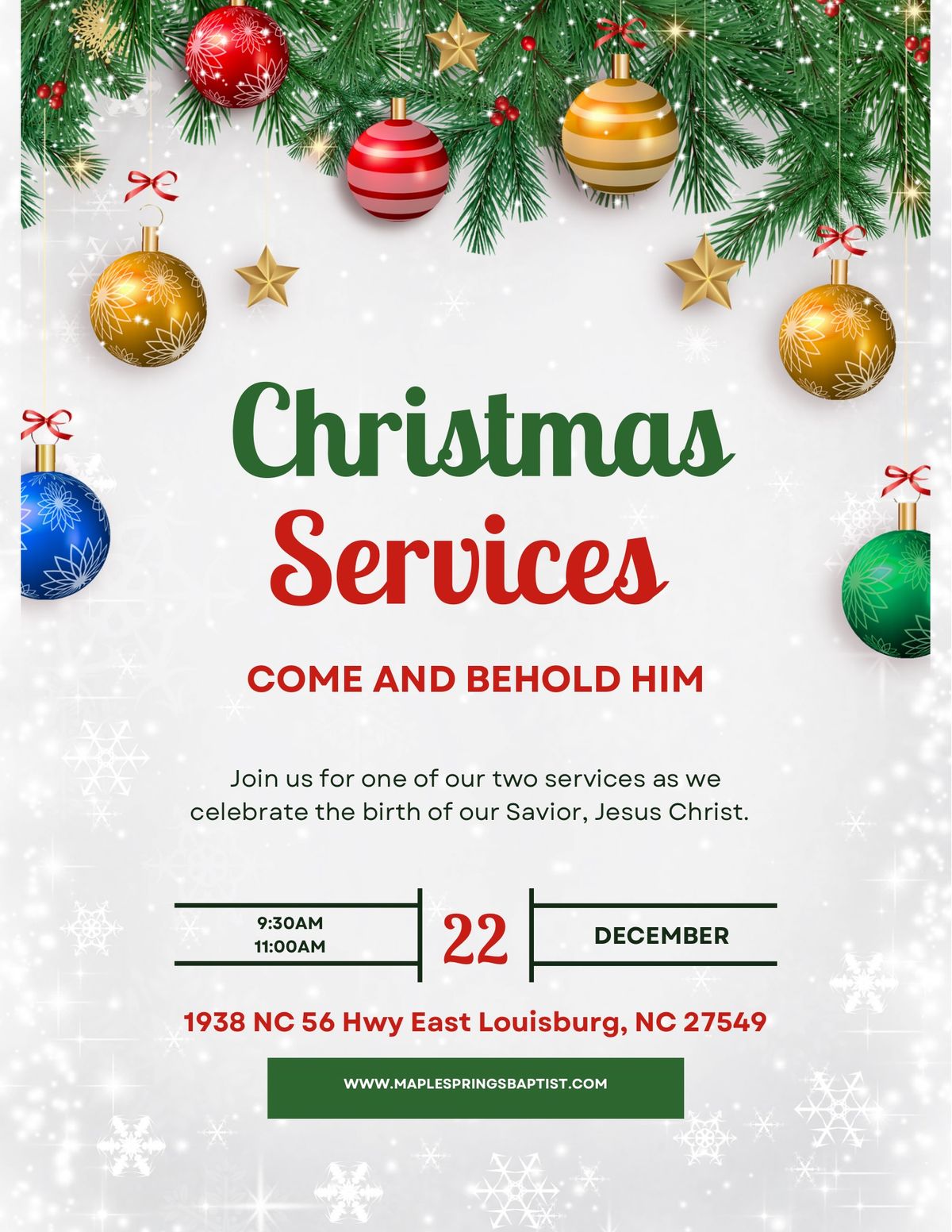 2024 Christmas Services