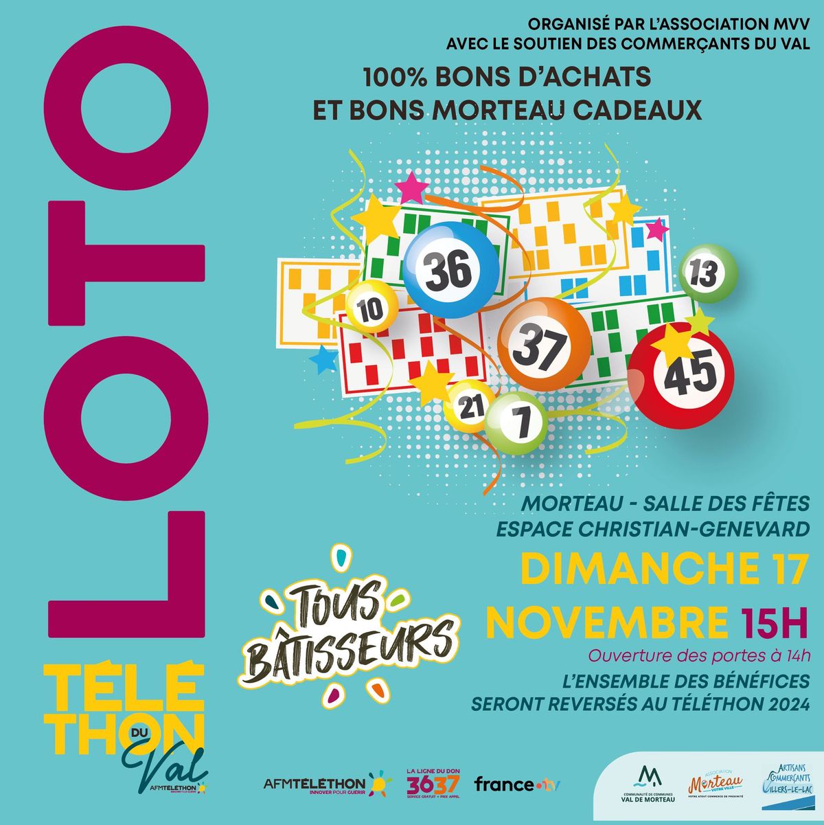 Loto au Profit du T\u00e9l\u00e9thon du Val