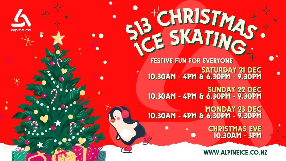 $13 Christmas Ice Skating