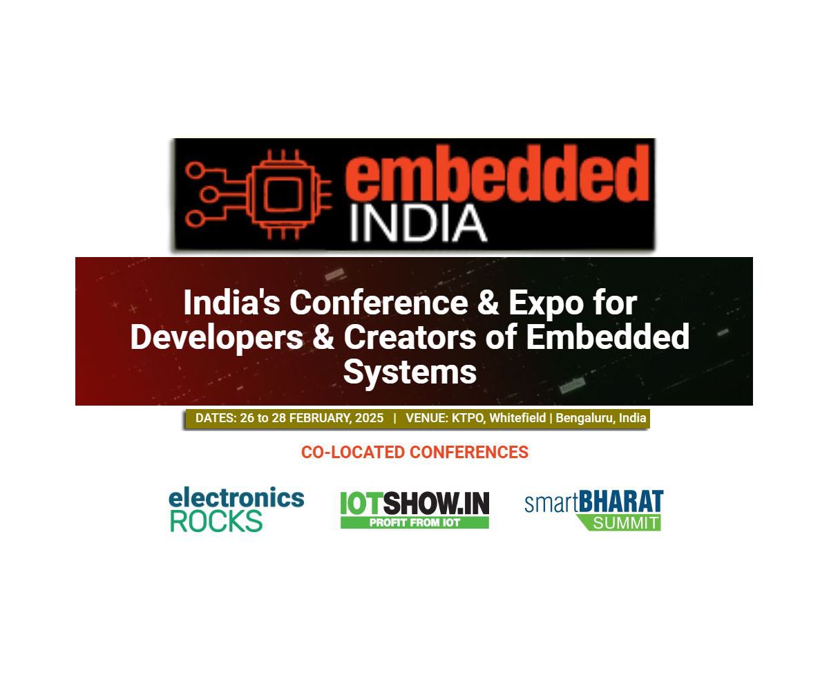 Embedded India 2025 - Conference and Expo at Bengaluru