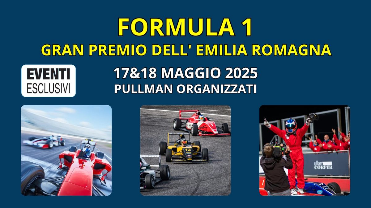 Formula 1 \ud83c\udfce\ufe0f "17&18 Maggio 2025" \ud83d\ude8c Pullman Organizzati 