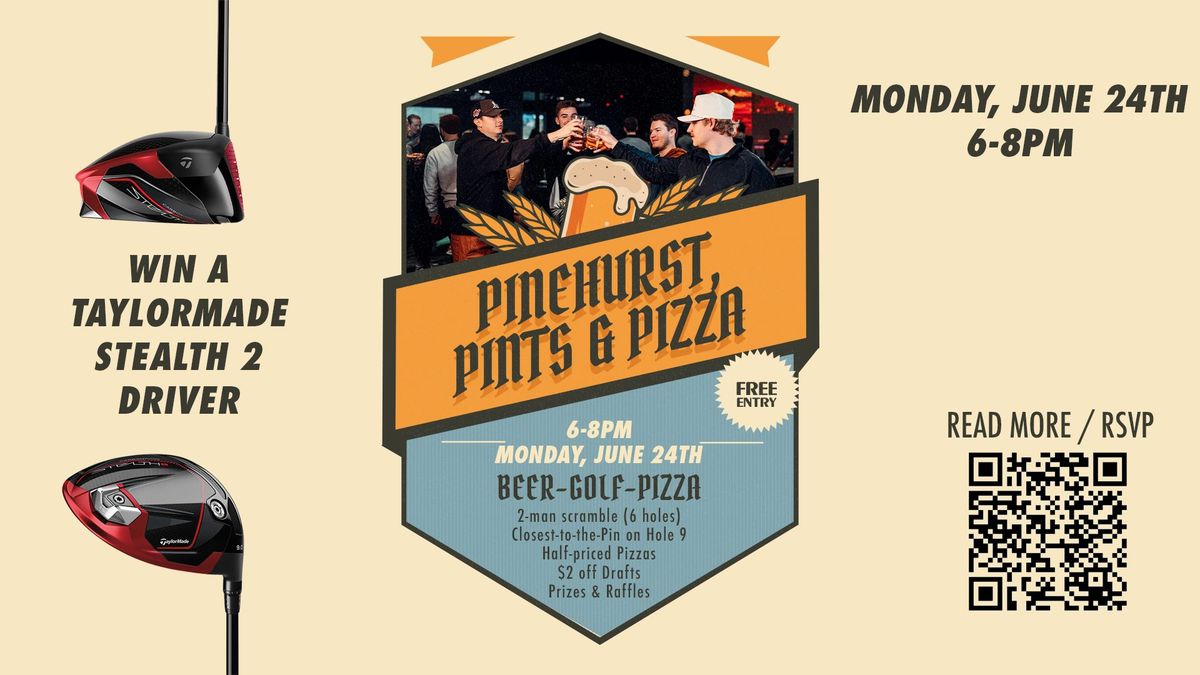 Pinehurst, Pints, & Pizza | Golfinity June Social