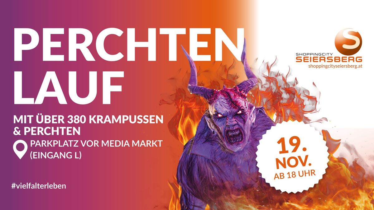 Krampus- & Perchtenlauf in der ShoppingCity Seiersberg