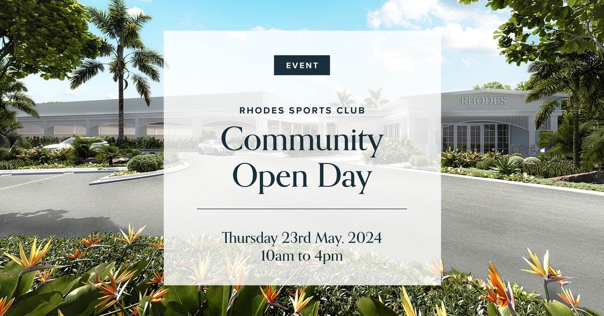 Rhodes Sports Club Community Open Day