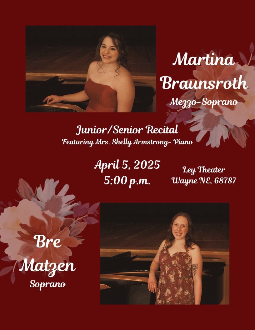 Bre and Martina\u2019s Junior\/Senior Recital