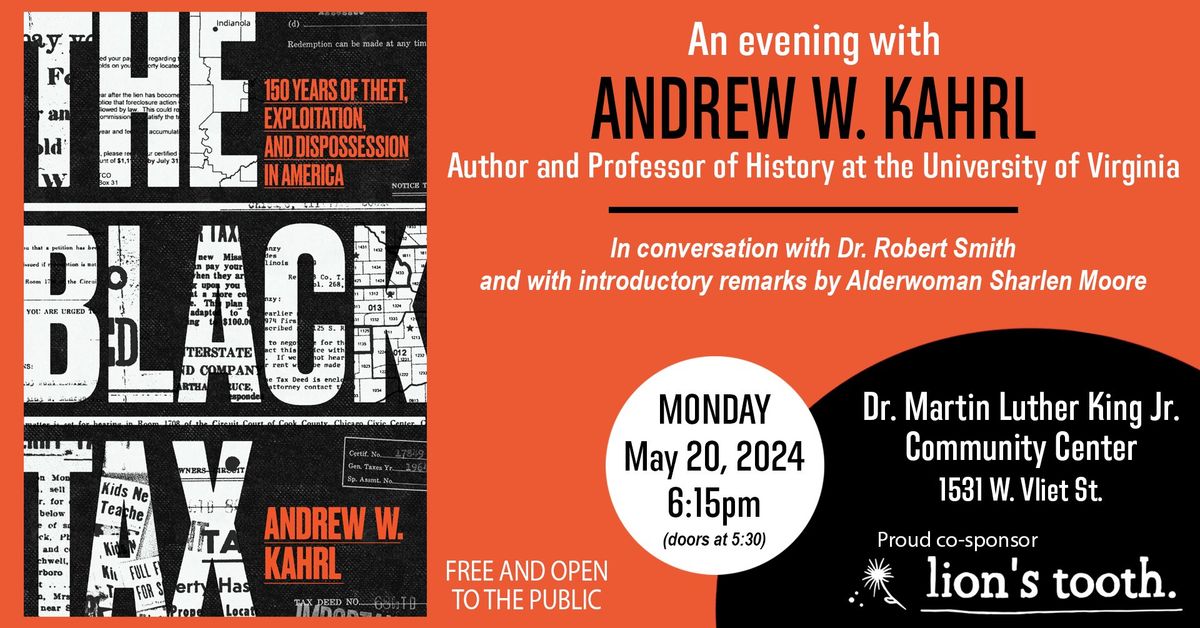 An Evening with Andrew W. Kahrl