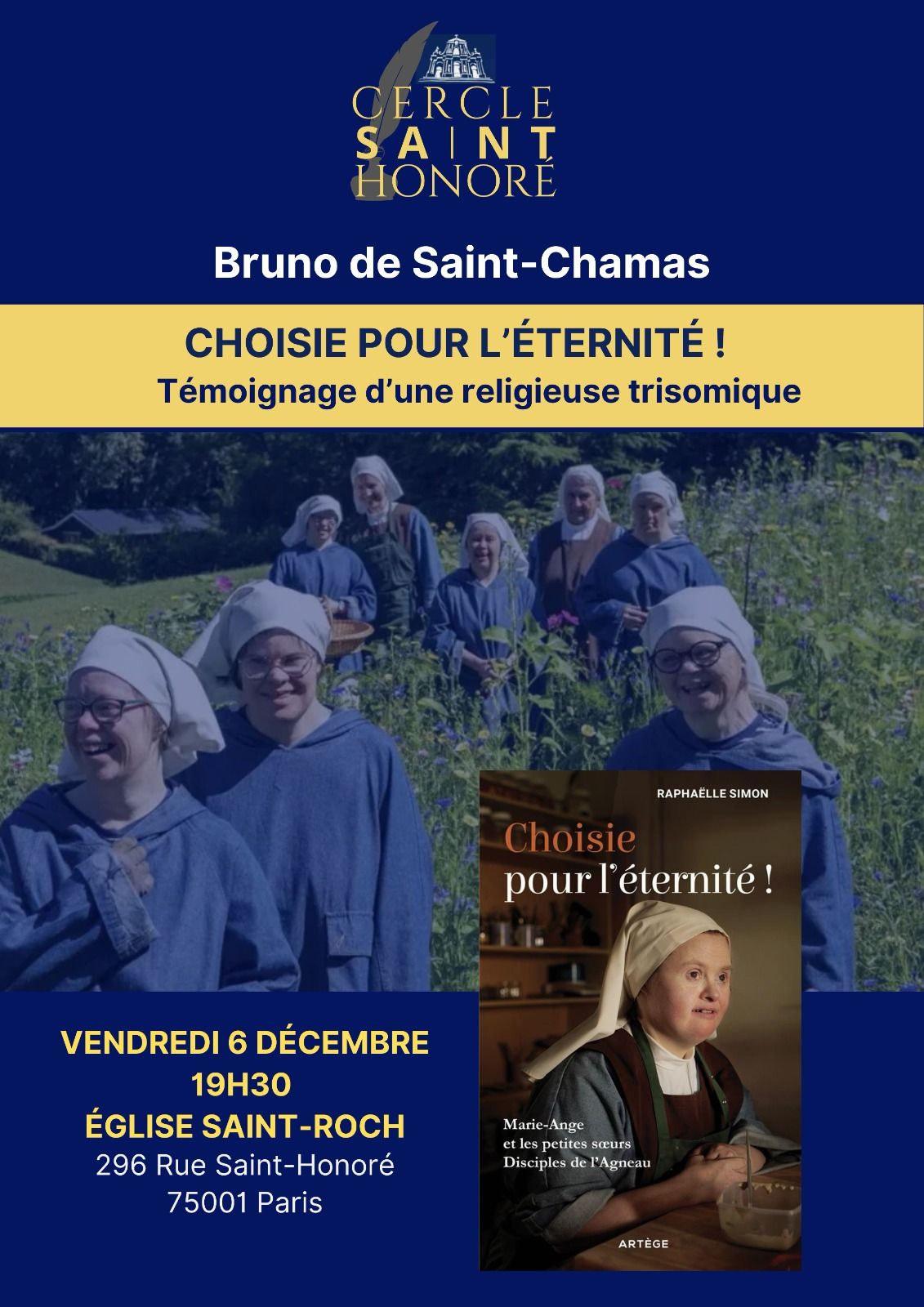 Choisie pour l\u2019\u00e9ternit\u00e9 ! \u00b7 Bruno de Saint Chamas