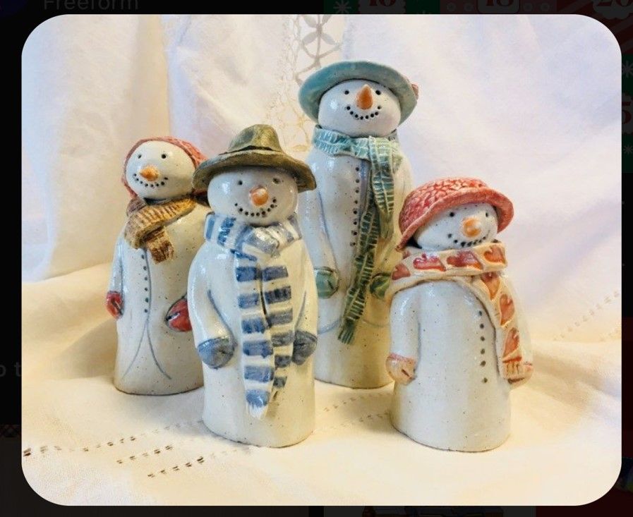 Snowman Figure Clay Workshop