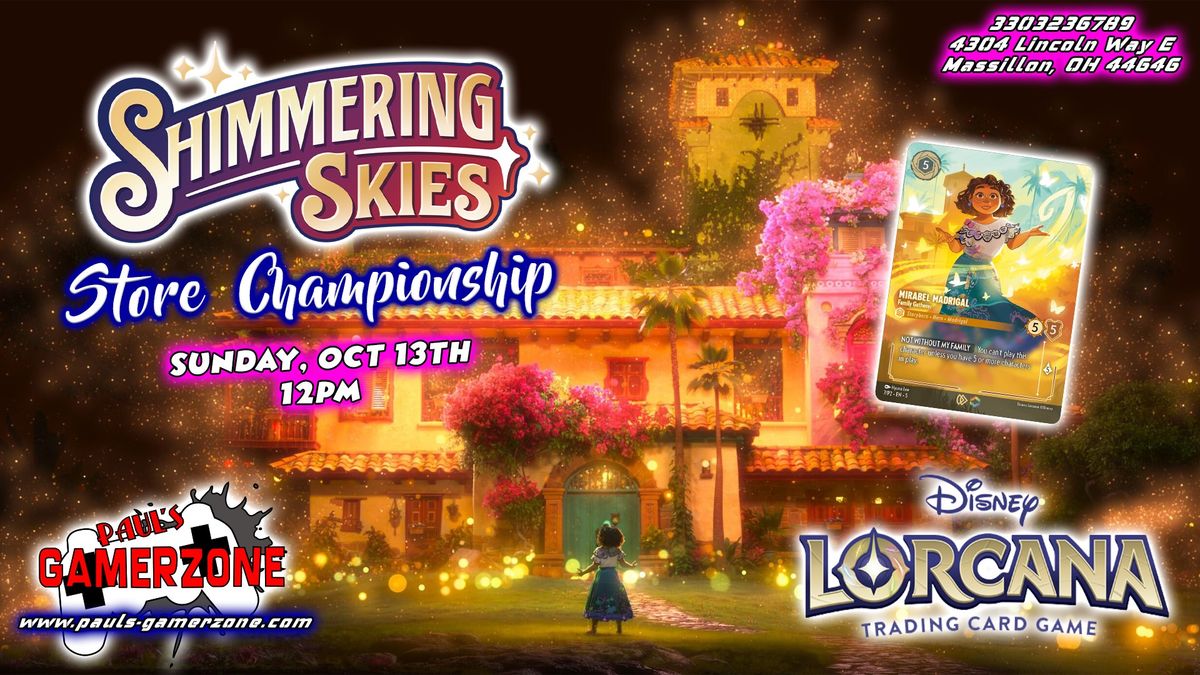 Shimmering Skies Store Championship!