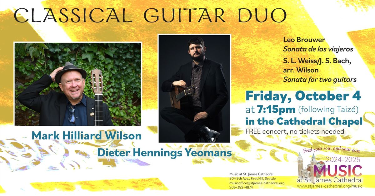 Classical Guitar Duo \u2013 Mark Hilliard Wilson & Dieter Hennings Yeomans