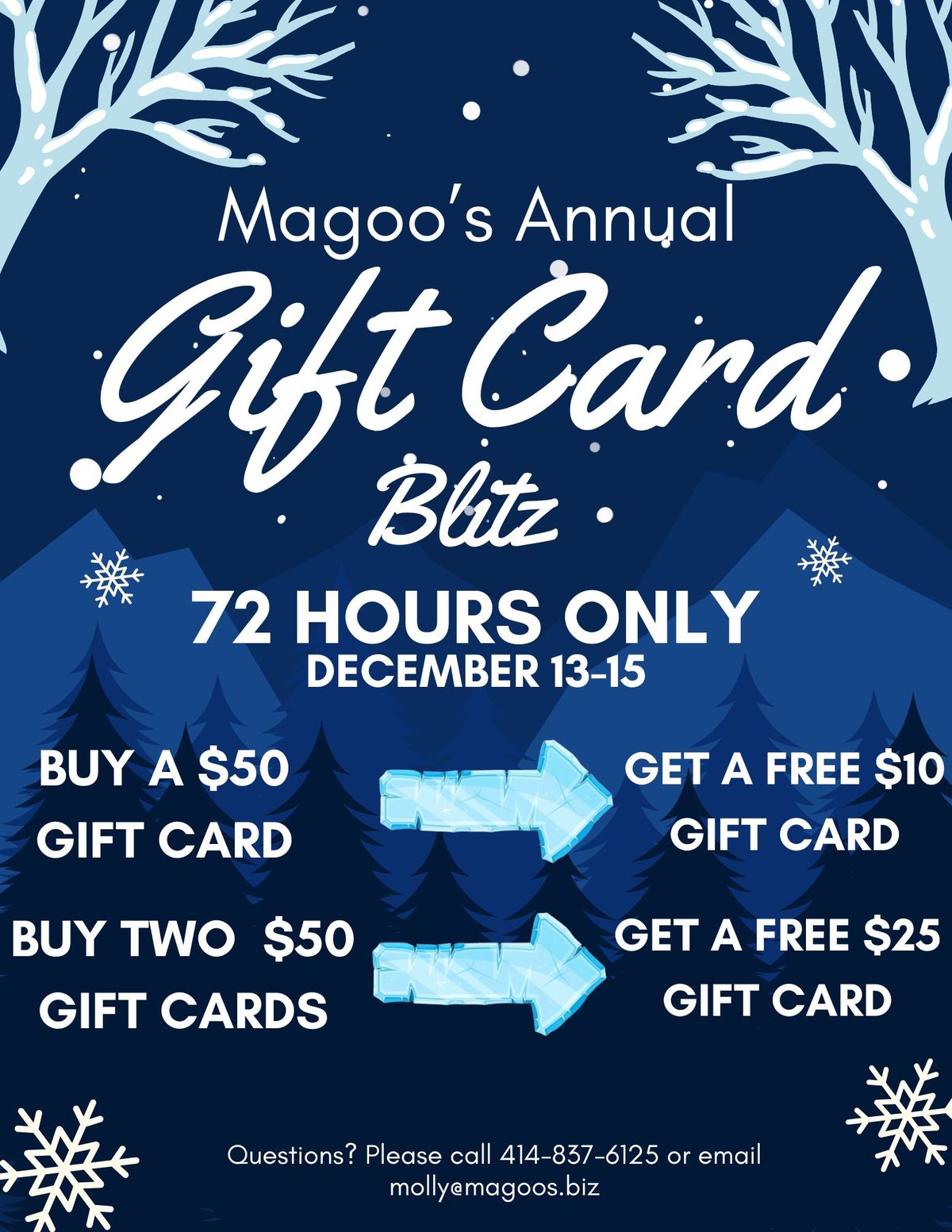 Magoo's Gift Card Blitz