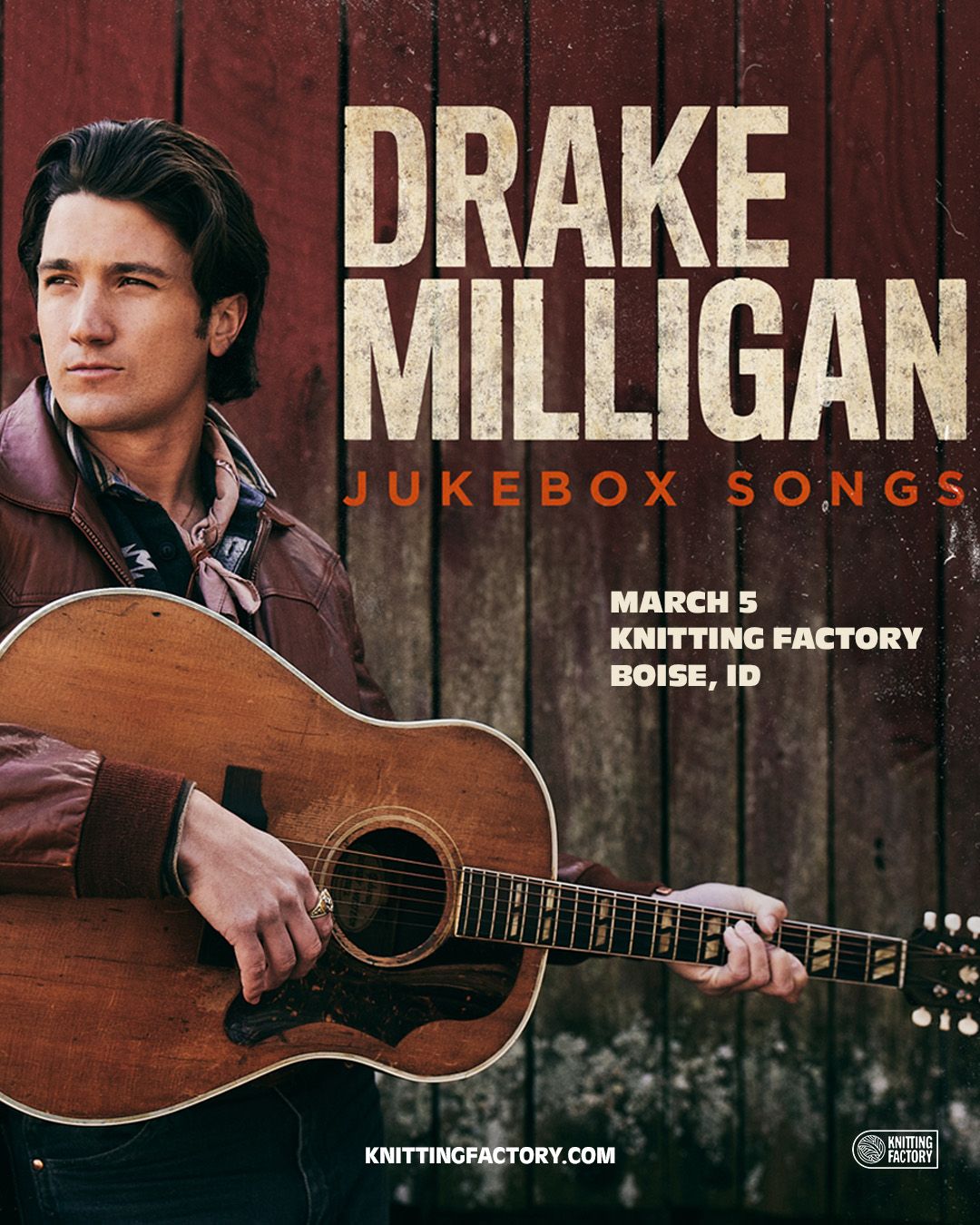 Drake Milligan at Knitting Factory Concert House Boise